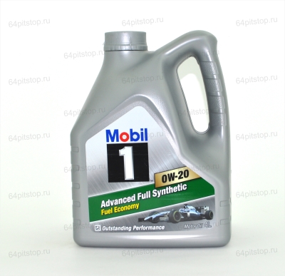 Mobil 1 0W-20 моторное масло 64pitstop.ru