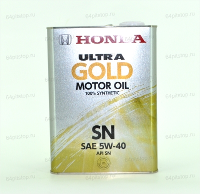 Honda Ultra GOLD 5W-40 SN моторное масло 64pitstop.ru