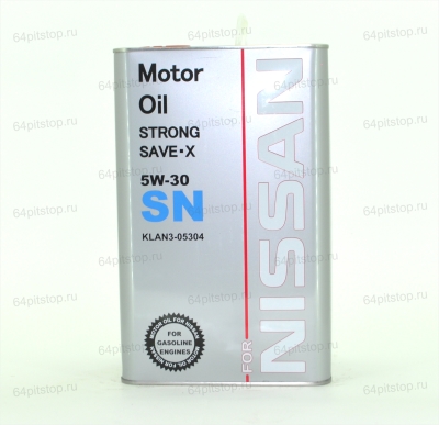 Nissan STRONG SAVE-X 5W-30 by CHEMPIOIL моторное масло 64pitstop.ru