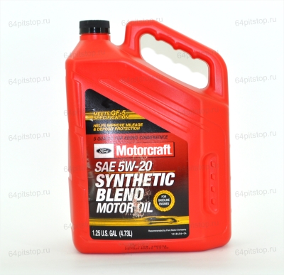 Ford Motorcraft 5W-20 моторное масло 64pitstop.ru