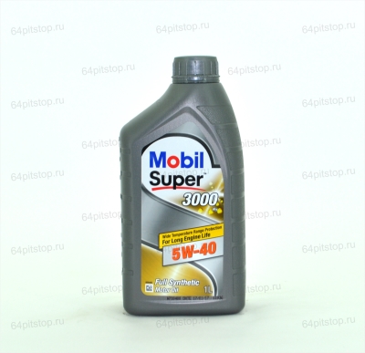 Mobil Super™ 3000 X1 5W-40 моторное масло 64pitstop.ru
