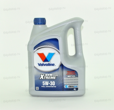 valvoline synpower xtreme mst c3 sae 5w30 64pitstop.ru моторное масло
